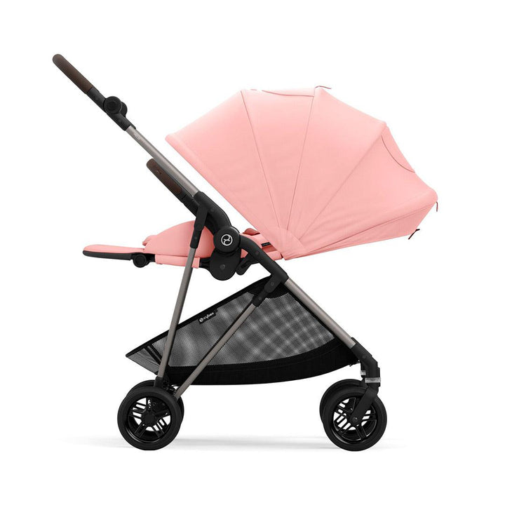 CYBEX Melio Pushchair 2023 - Hibiscus Red-Strollers-Hibiscus Red-With Carrycot | Natural Baby Shower