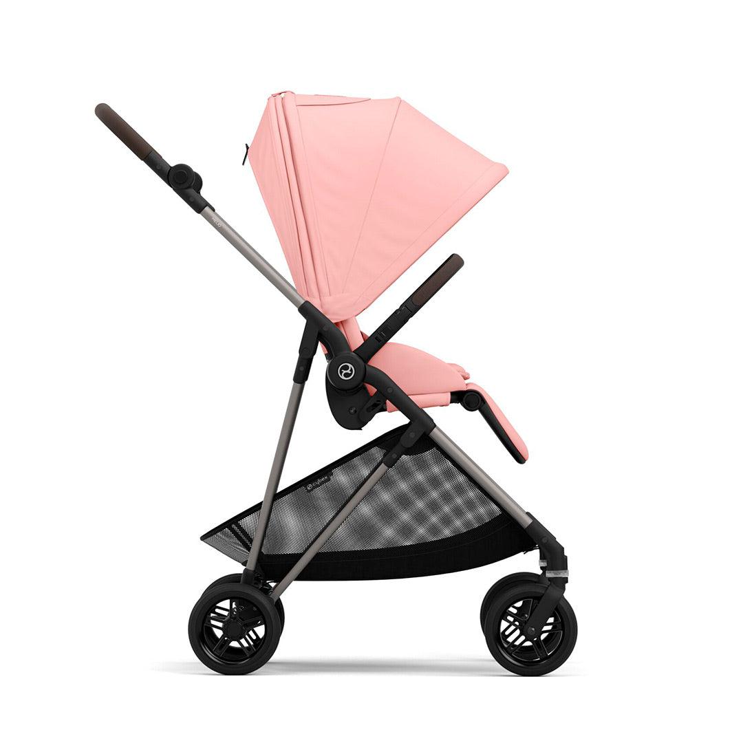 CYBEX Melio Pushchair 2023 - Hibiscus Red-Strollers-Hibiscus Red-With Carrycot | Natural Baby Shower