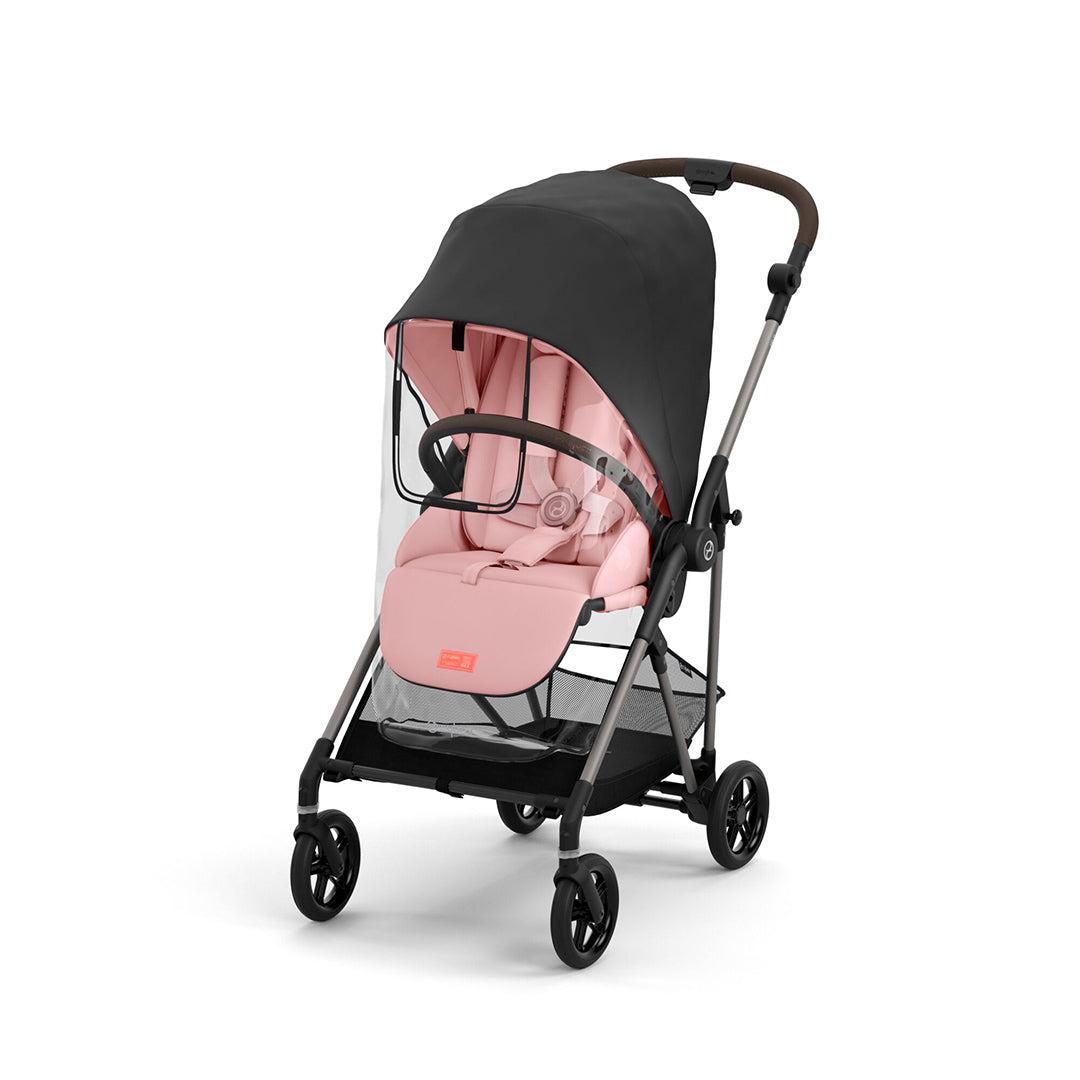 CYBEX Melio Pushchair 2023 - Hibiscus Red-Strollers-Hibiscus Red-With Carrycot | Natural Baby Shower