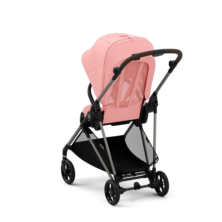 CYBEX Melio Pushchair 2023 - Hibiscus Red-Strollers-Hibiscus Red-With Carrycot | Natural Baby Shower