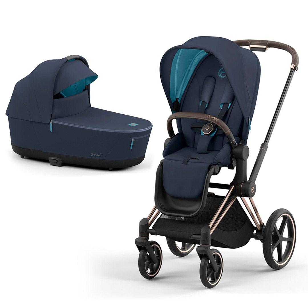 CYBEX Priam Pushchair Nautical Blue 2022 Natural Baby Shower