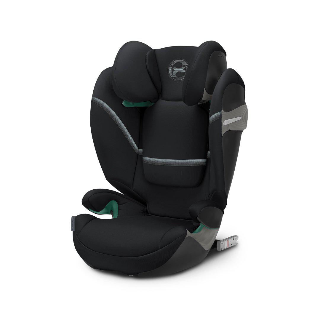 CYBEX Solution S2 i-Fix Car Seat - Deep Black-Car Seats- | Natural Baby Shower