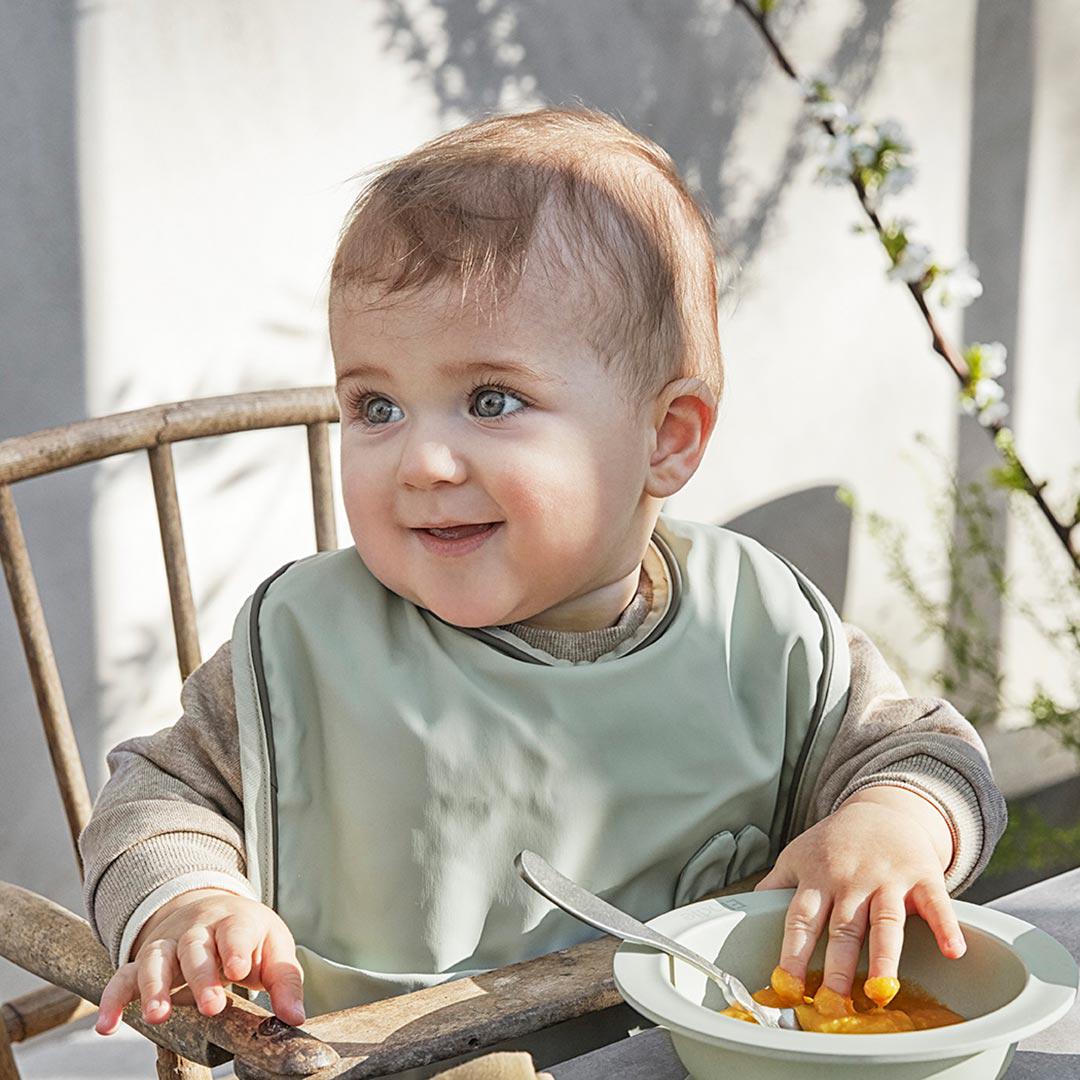 Elodie Details Baby Bib - Mineral Green-Bibs- | Natural Baby Shower