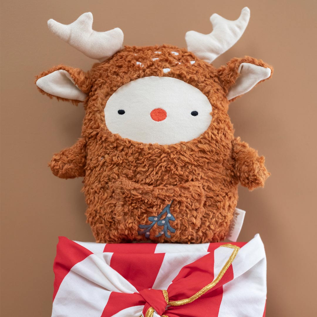 Fabelab Christmas Fabbie - Reindeer-Soft Toys- | Natural Baby Shower