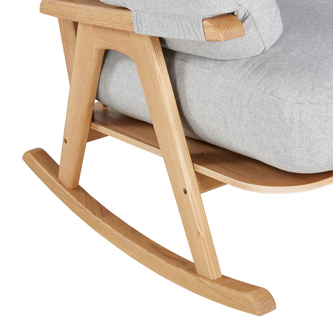 Gaia Hera Rocking Chair - Natural Oak + Dusk-Feeding Chairs- | Natural Baby Shower