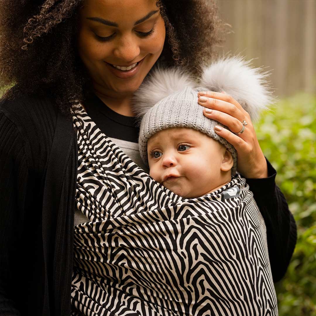 Gaia Stretchy Baby Wrap Carrier - Organic Cotton - Okapi-Baby Carriers- | Natural Baby Shower