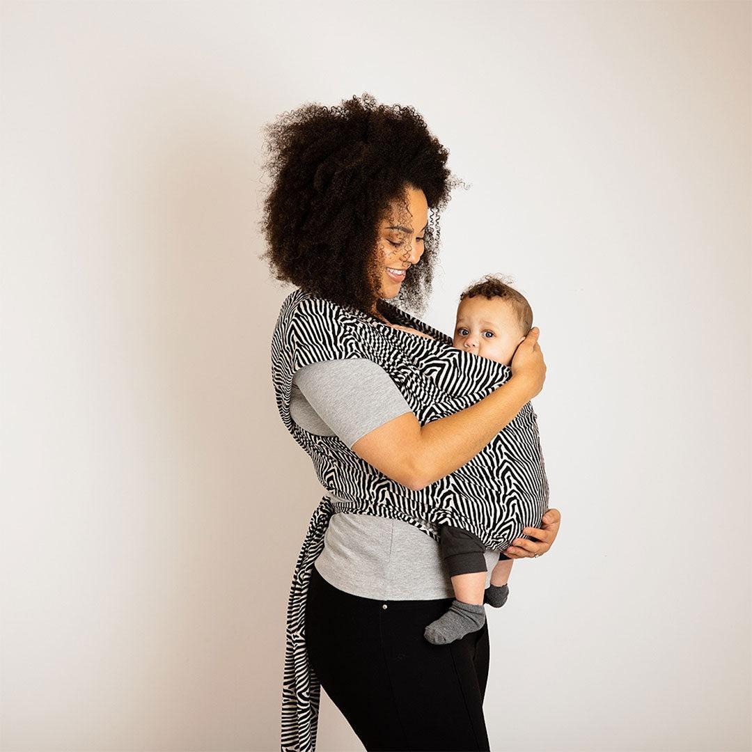 Gaia Stretchy Baby Wrap Carrier - Organic Cotton - Okapi-Baby Carriers- | Natural Baby Shower