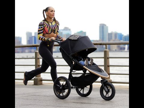 Single sales jogging stroller