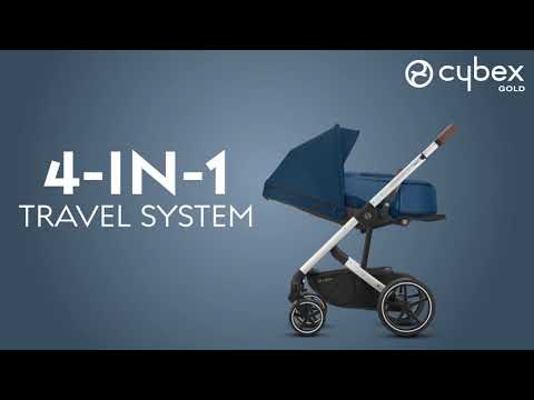 Outlet - CYBEX Balios S Lux Pushchair - Navy Blue + Silver