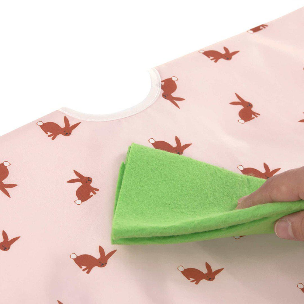 Lassig Long Sleeve Bibs - Little Forest Rabbit - 2 Pack-Bibs- | Natural Baby Shower