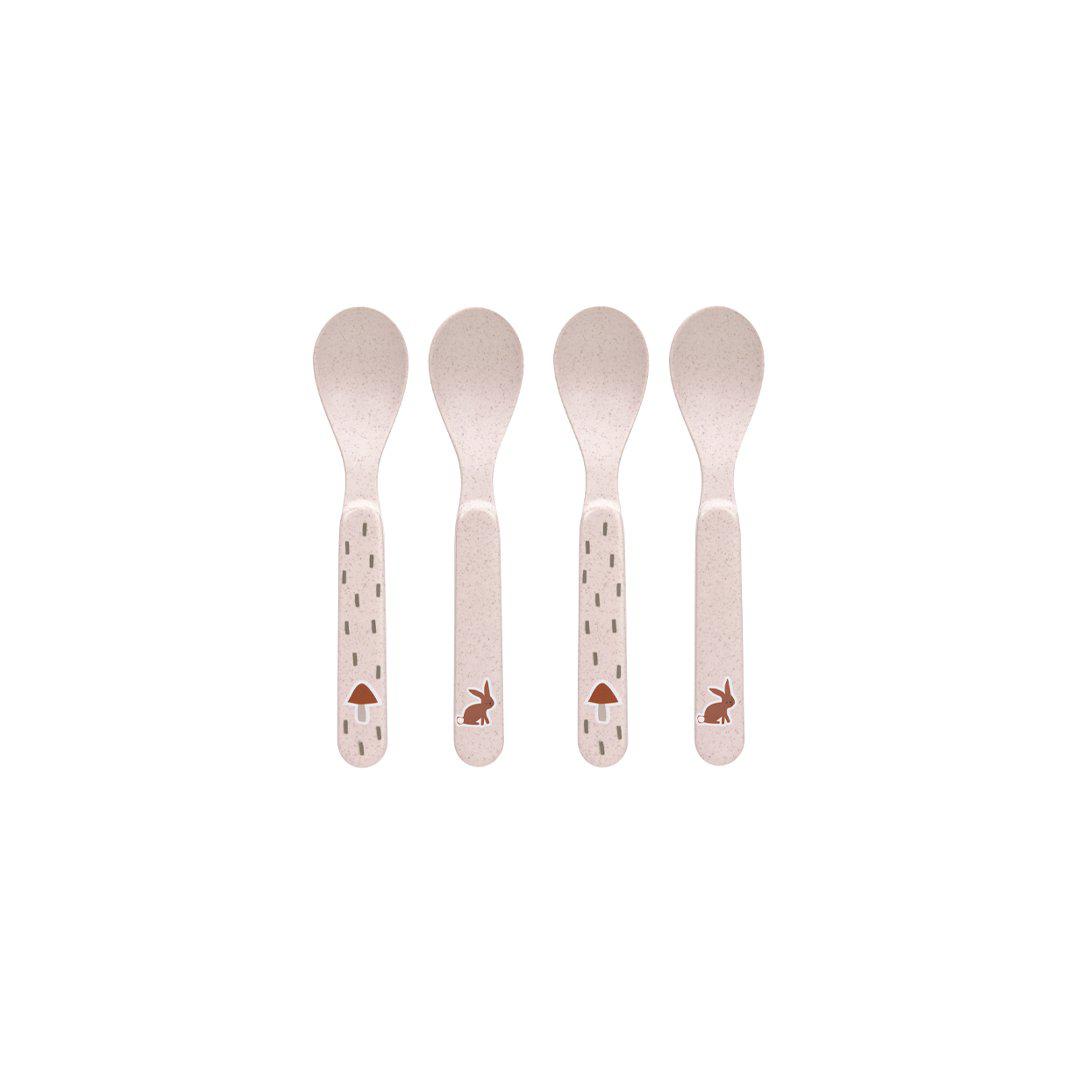 Lassig Spoon Set - Little Forest Rabbit - 4 Pack-Cutlery- | Natural Baby Shower