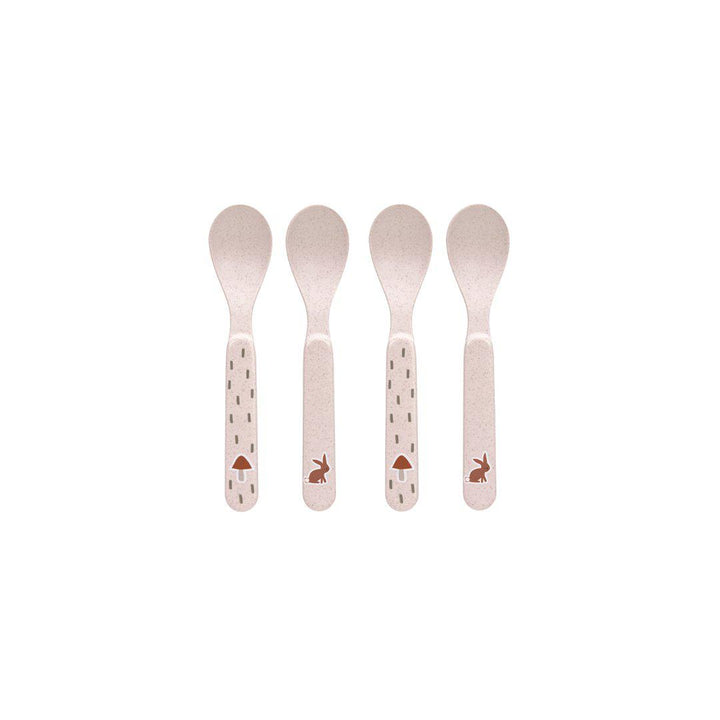 Lassig Spoon Set - Little Forest Rabbit - 4 Pack-Cutlery- | Natural Baby Shower