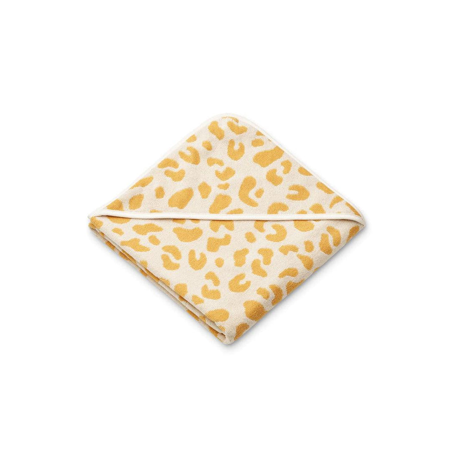 Liewood Louie Hooded Towel - Jojoba - Leo-Bath Towels-Jojoba-Leo | Natural Baby Shower