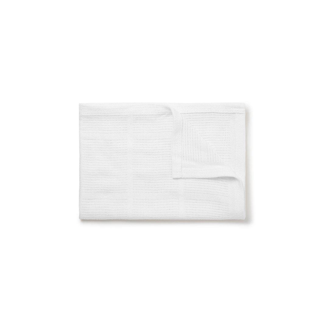 Outlet - MORI Cellular Blanket - White-Blankets-White- | Natural Baby Shower