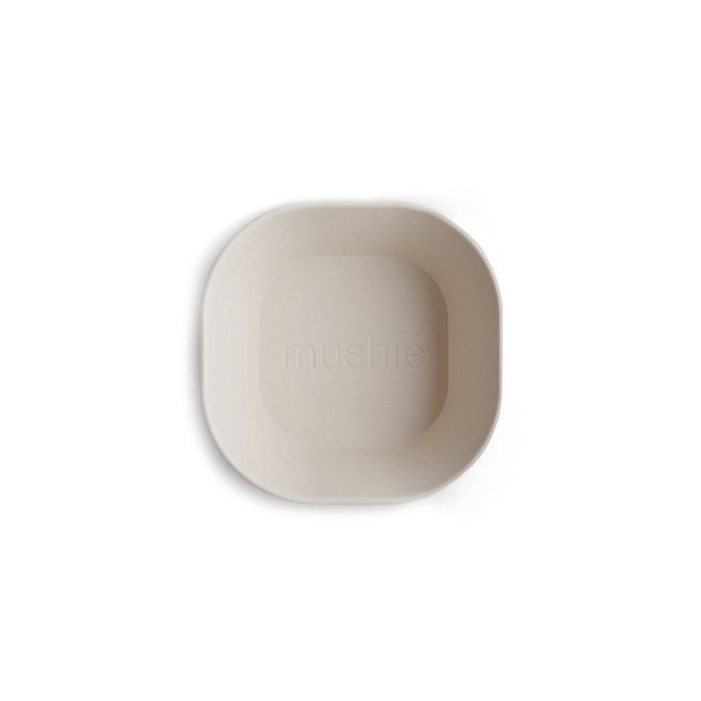 Mushie Square Dinner Bowl - Ivory