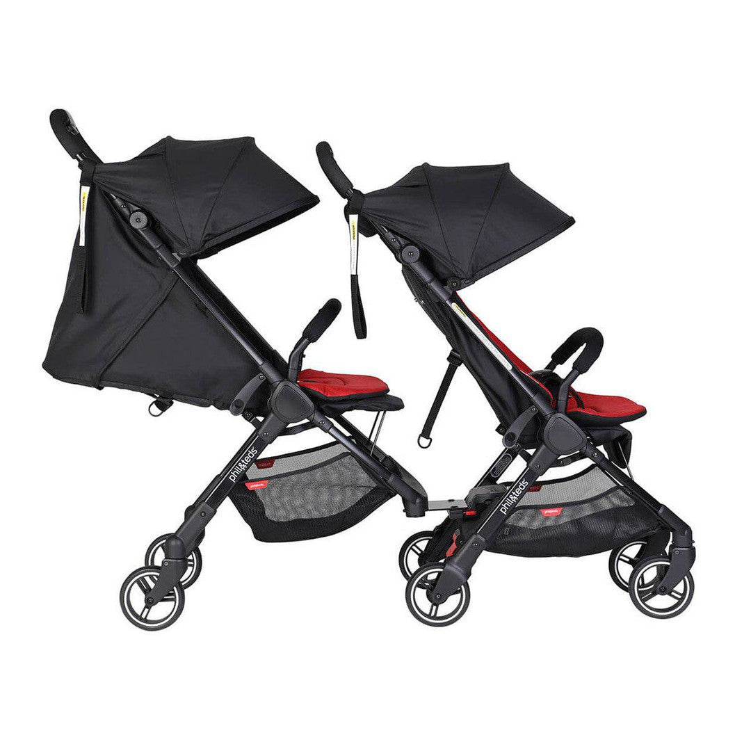 Phil & Teds Go Pushchair + Double Kit - Blush | Natural Baby Shower