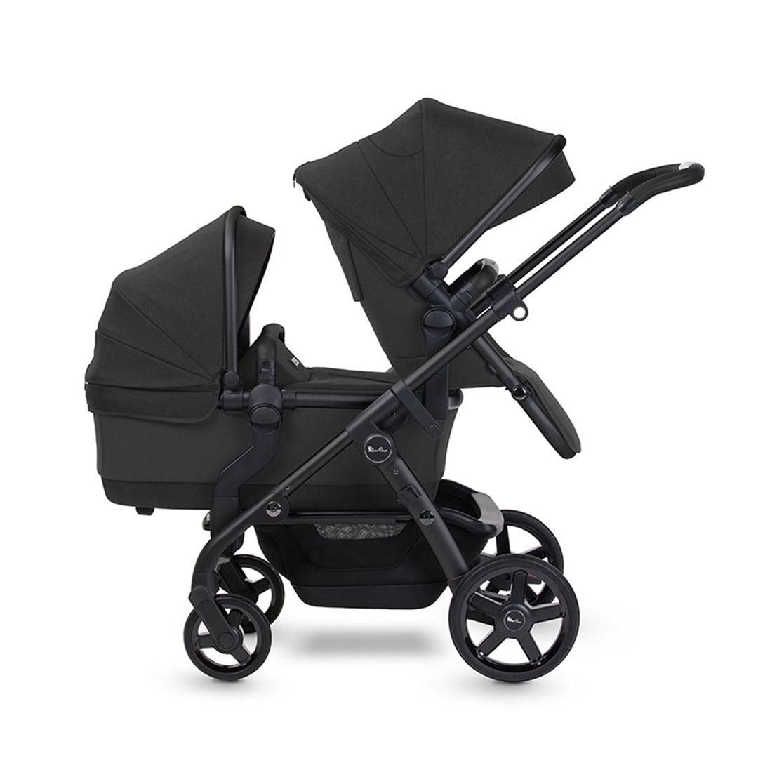 Silver Cross Wave 3 Twin Pushchair Onyx